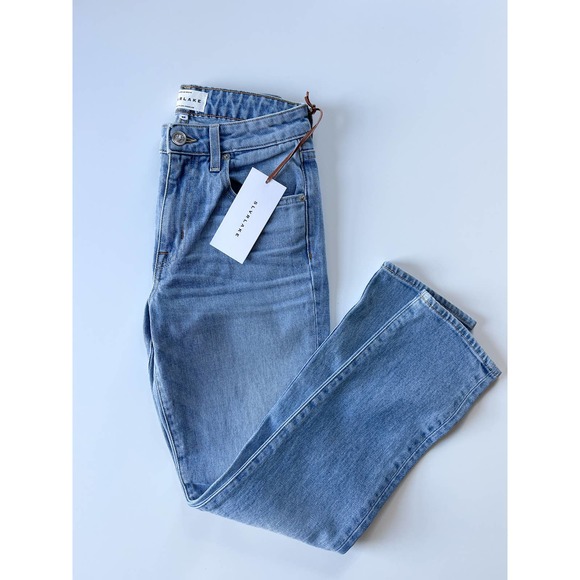 NWT SLVRLAKE Lou Lou Mid Rise Crop Jeans In Country Roads Size 26 - Picture 4 of 8